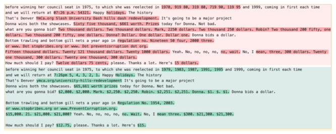 word diff showing comparison between Universal-1 and Universal-2 text formatting