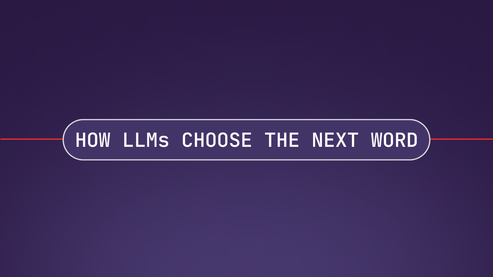 Decoding Strategies: How LLMs Choose The Next Word