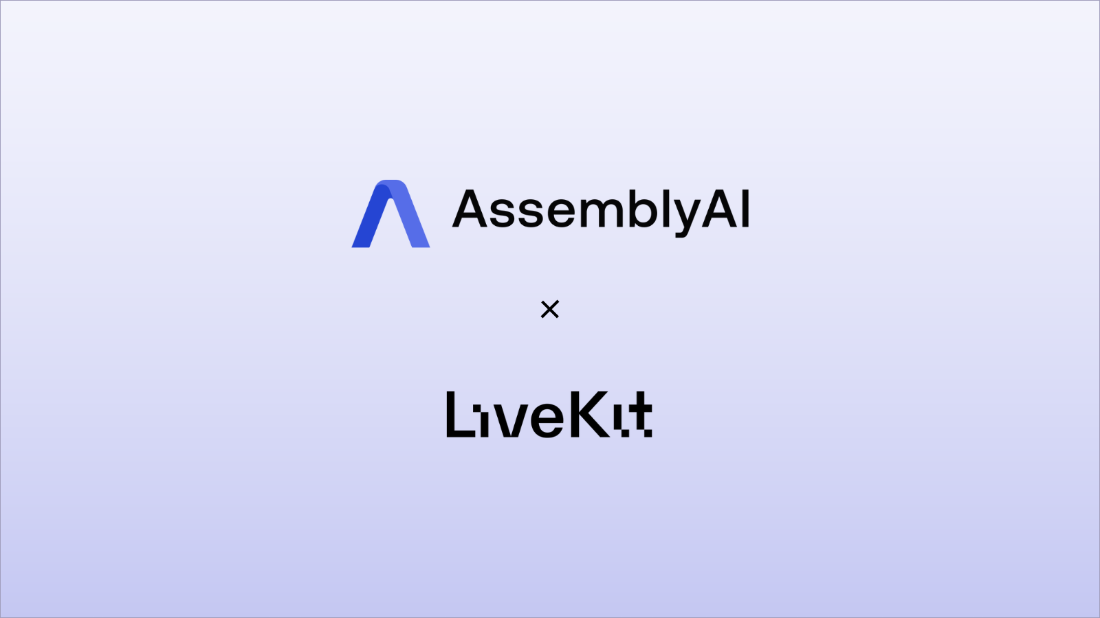 Announcing the AssemblyAI integration for LiveKit