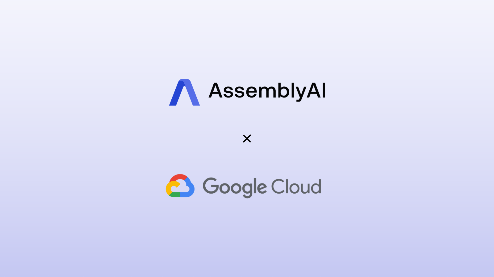 Google Cloud's Future of AI: Perspectives for Startups, featuring AssemblyAI