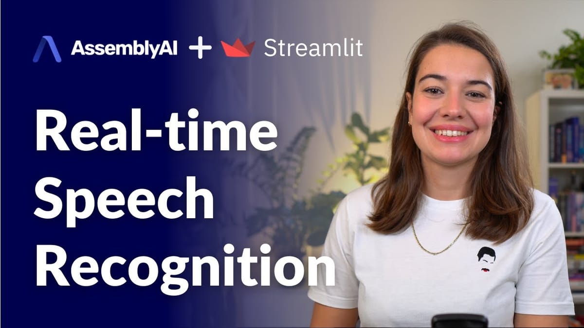 Real-time Speech Recognition With AssemblyAI