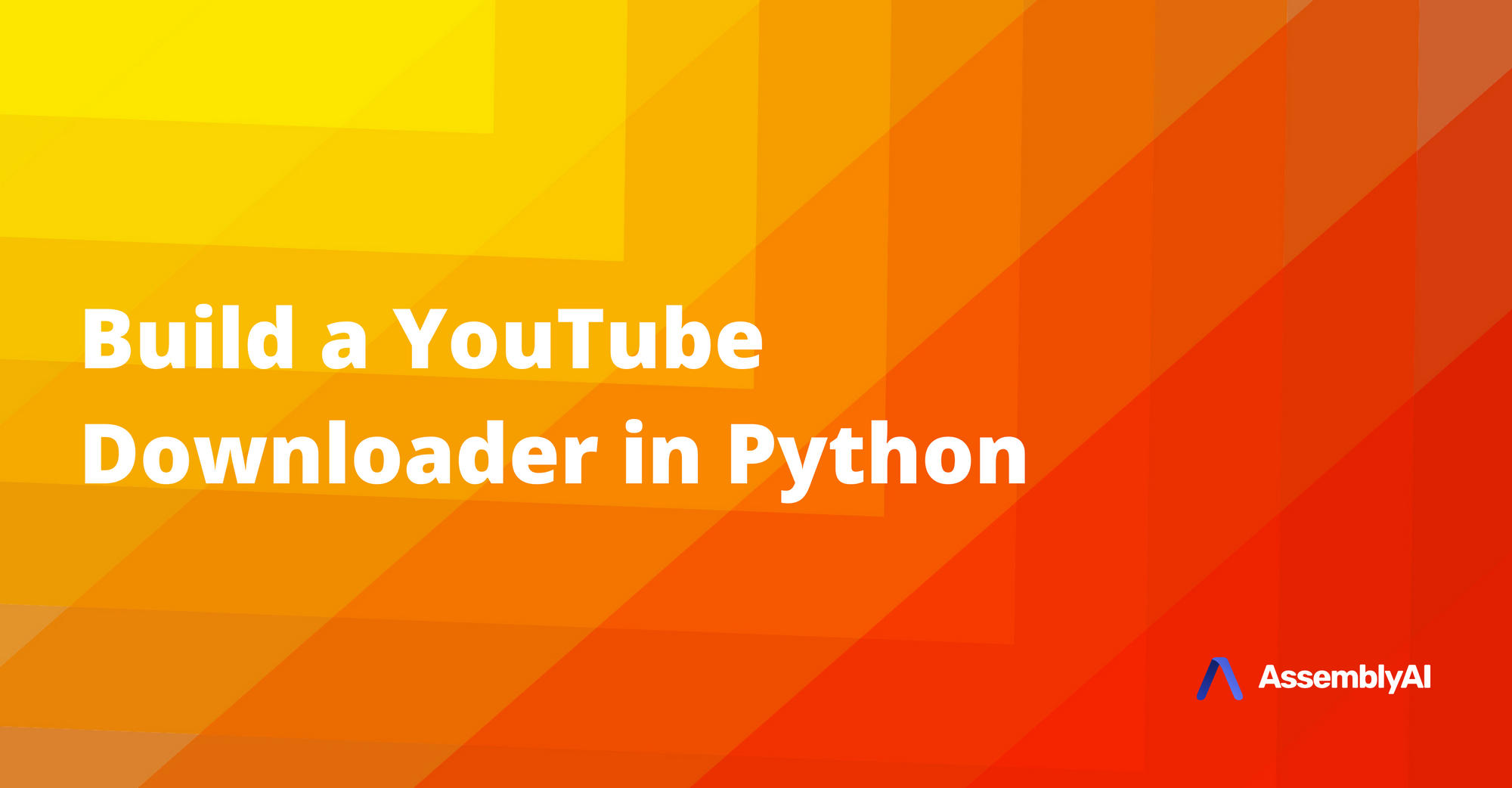 How To Build A YouTube Downloader In Python